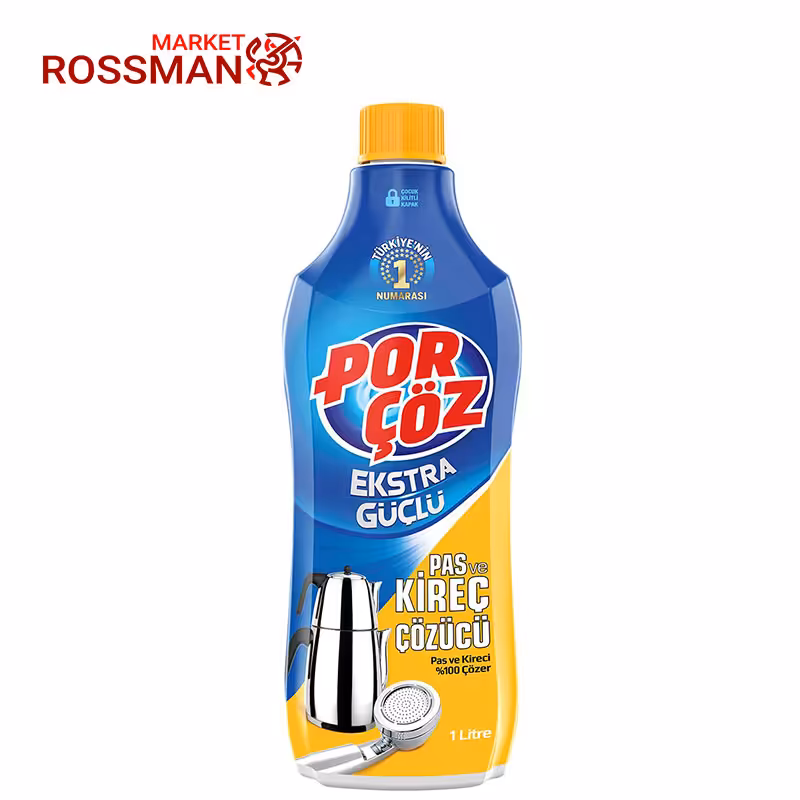 مایع جرم گیر آهک پورچوز Porcoz حجم 1000 میلی لیتر