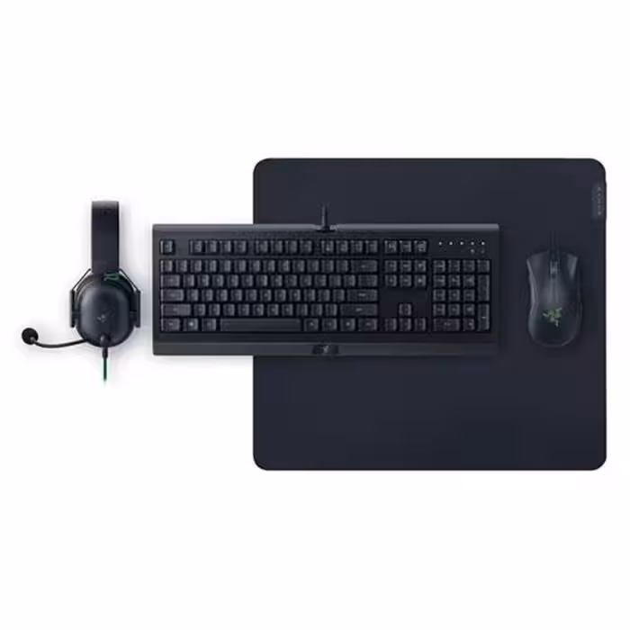 صفحه کلید، ماوس ، ماوس پد و هدست گیمینگ ریزر مدل Razer Power Up Bundle V2