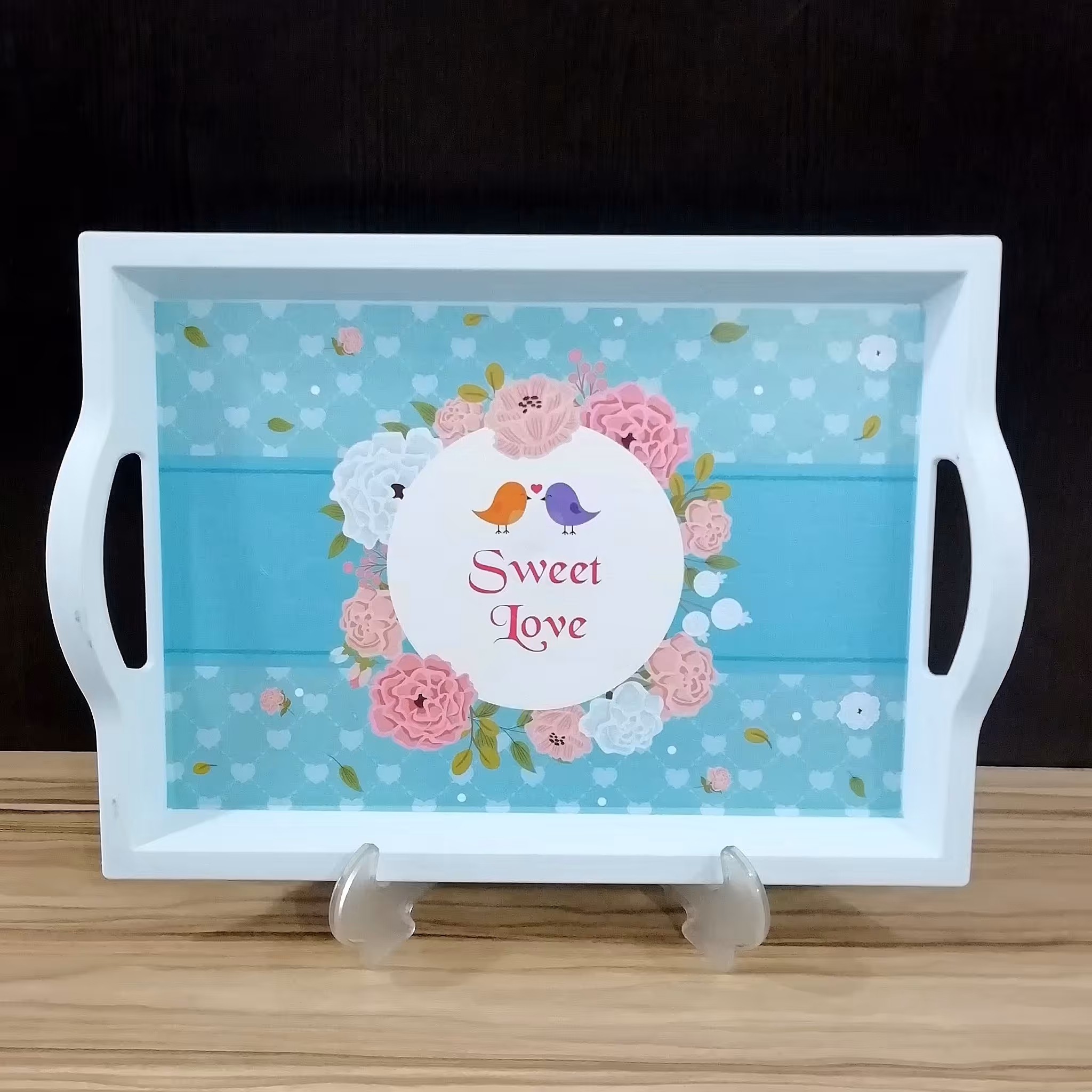 سینی ملامین طرح دار سایز متوسط با کیفیت استثنایی درجه یک