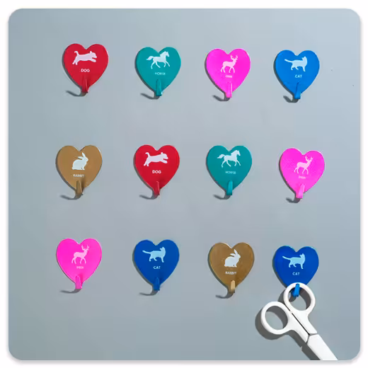 نگهدارنده قلبی طرح حیوانات