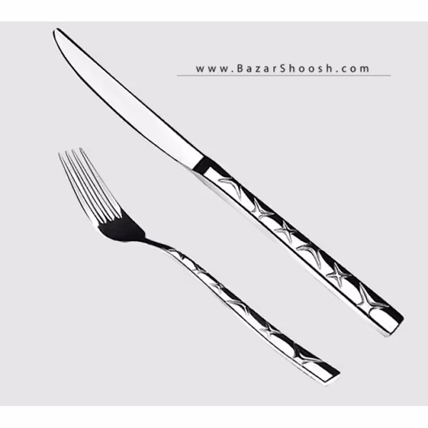 کارد و چنگال استیل یونیک مدل UN-5676