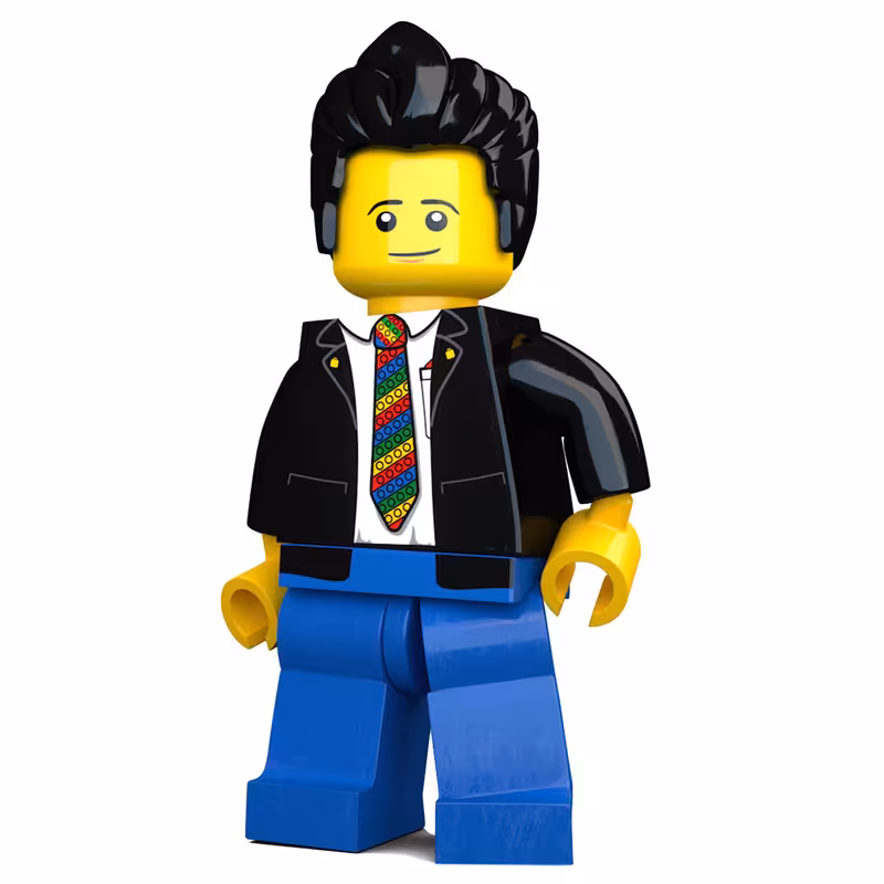 استند رومیزی تولد طرح لگو کد 073