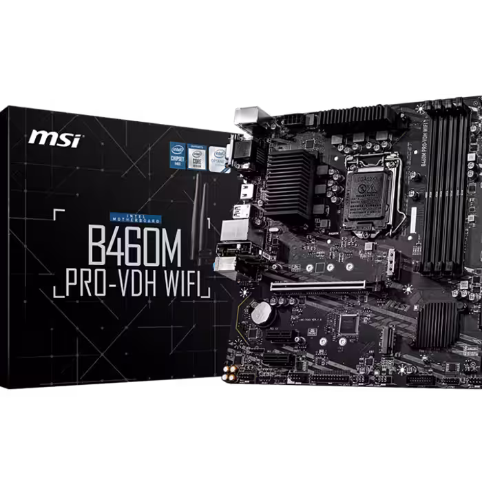 مادربرد ام اس آی مدل B460M PRO-VDH WIFI سوکت 1200