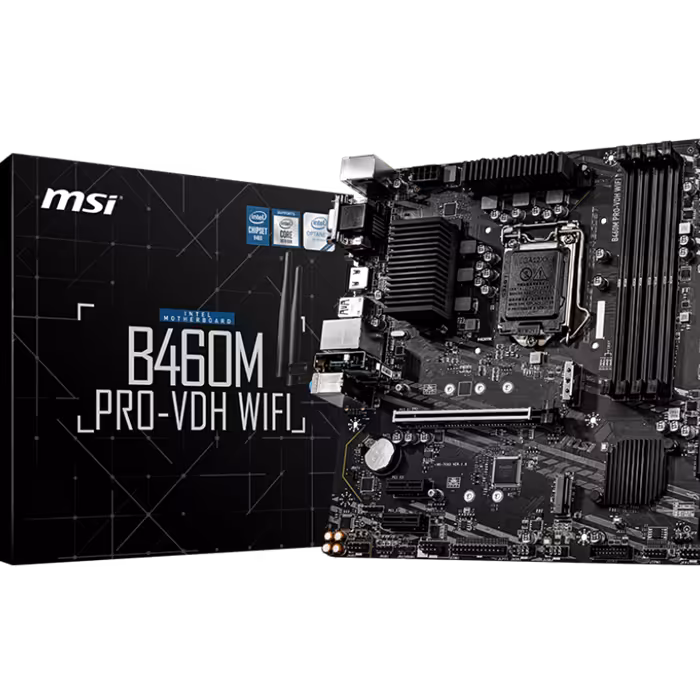 مادربرد ام اس آی مدل B460M PRO-VDH WIFI سوکت 1200
