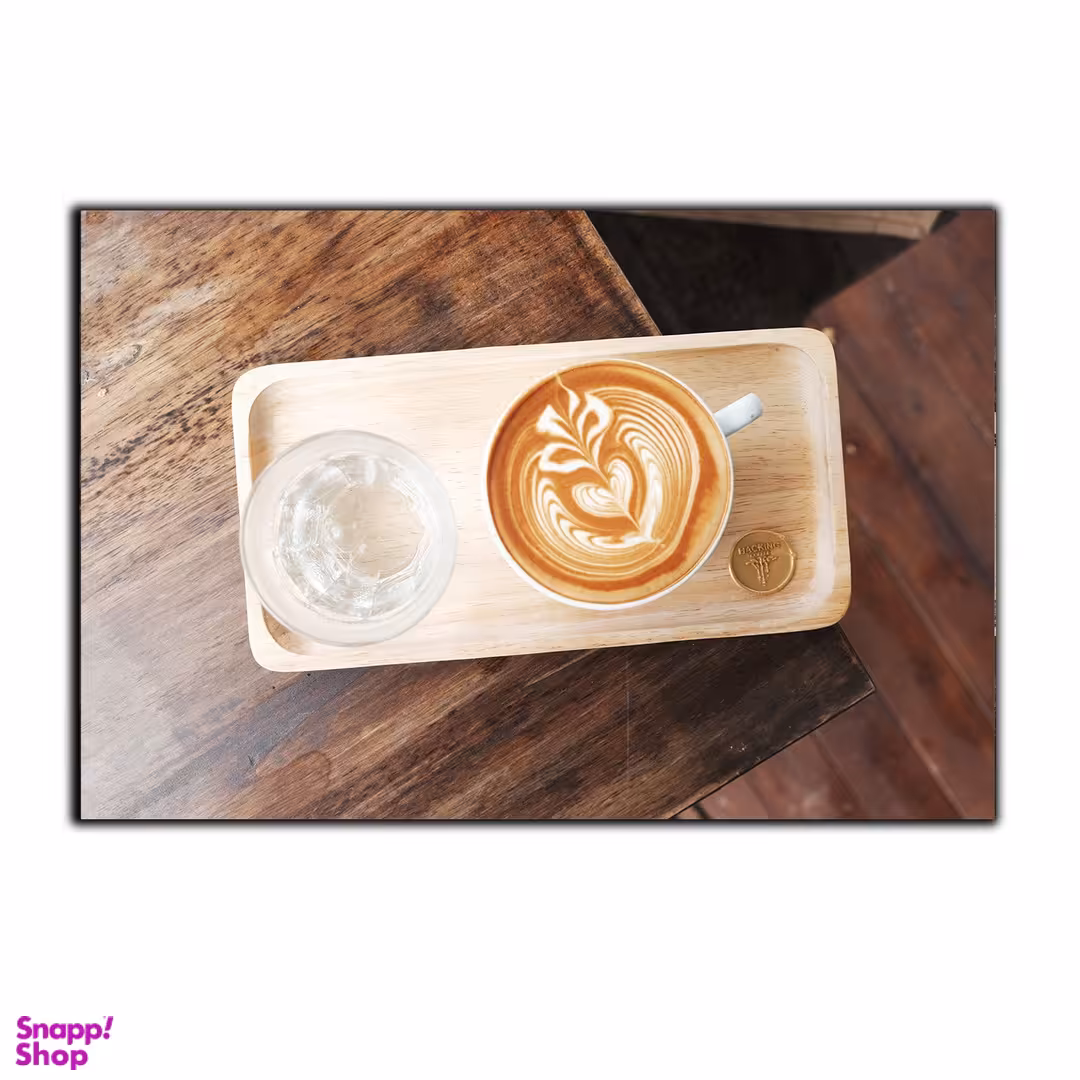 تابلو شاسی بکلیت طرح کافی شاپ و لته آرت مدل SH-S4432