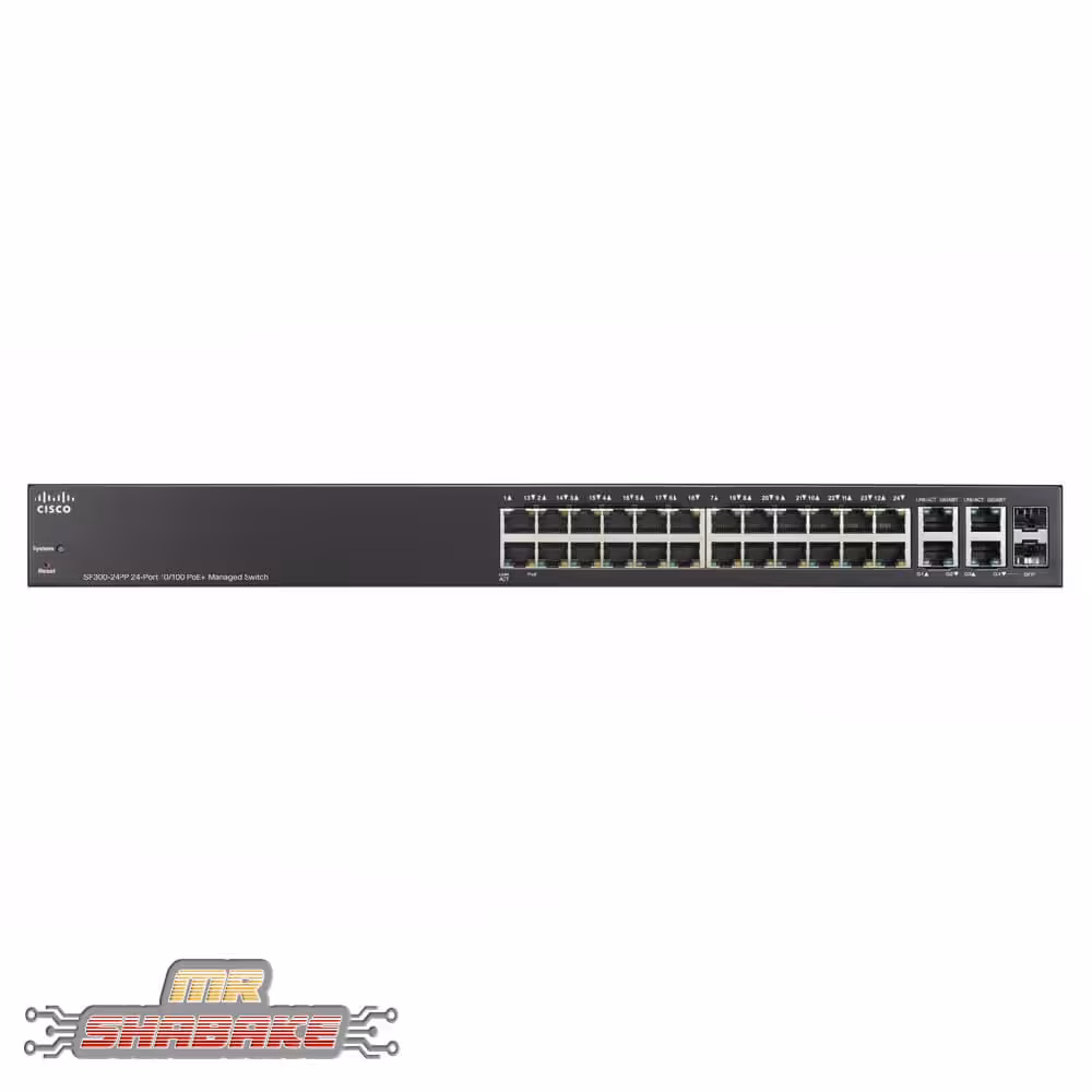 قیمت و خرید سوئیچ سیسکو SF300-24PP | مسترشبکه
