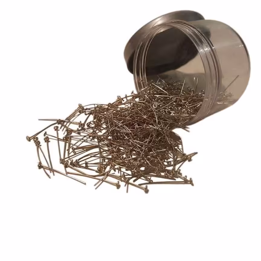 سوزن  آویز  مخصوص لوستر  رنگ نقره ای                           تعداد هربسته 200عددی