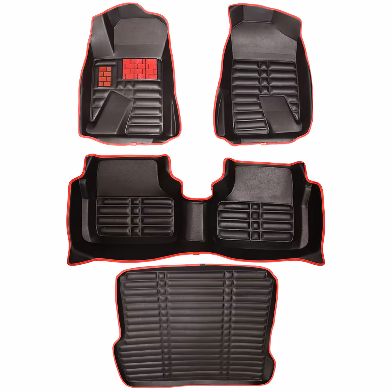 کفپوش چرم کره ای پنج بعدی همراه با کفی صندوق دنا