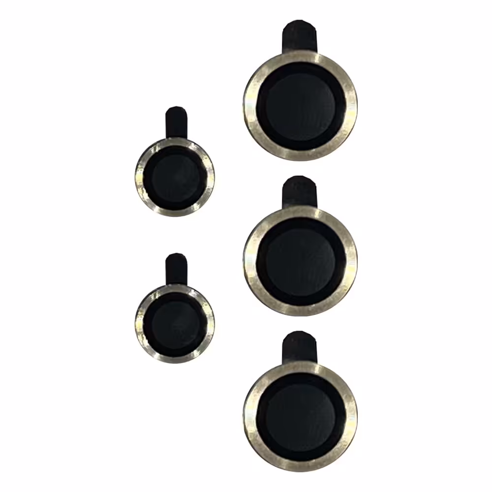 محافظ لنز دوربین رینگی مناسب برای گوشی موبایل سامسونگ Galaxy S22 Ultra رنگ طلایی