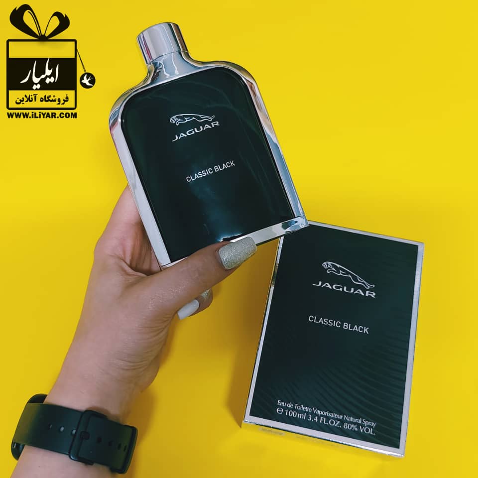 عطر ادکلن جگوار کلاسیک بلک اورجینال مردانه - حجم 100 میل