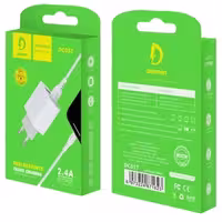 CHARGEUR DENMEN DC05T 2 PORTS USB VERS TYPE-Cشارژر دیواری دو پورت به همراه کابل