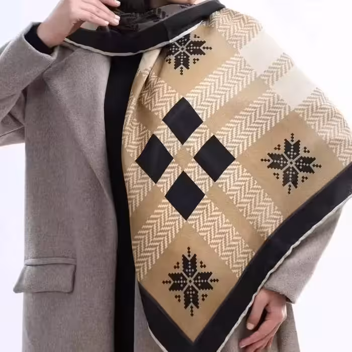 روسری نخی پاییزه