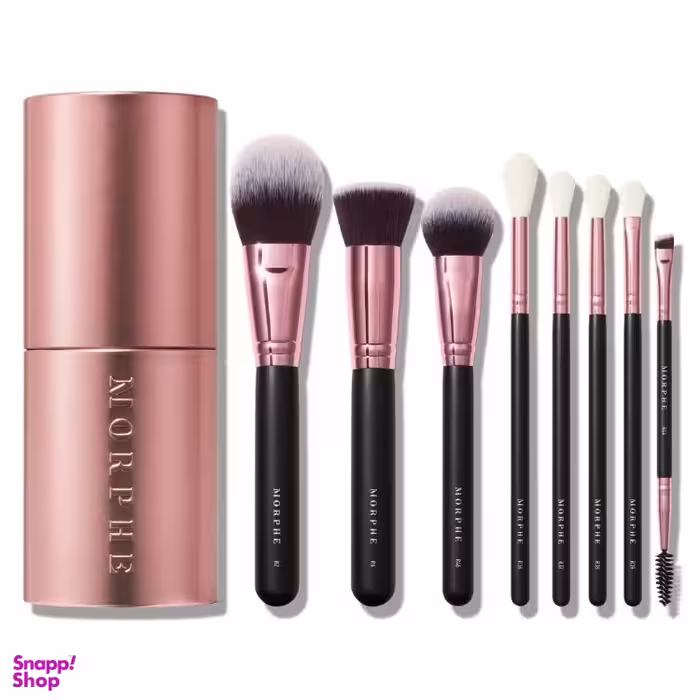 ست براش مورفی (Morphe) مدل فلش آف رز مجموعه 8 عددی