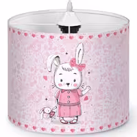 لوستر کودک   Mommy طرح خرگوش صورتی کد 7748