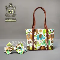 ست کیف و هدبند دخترانه طرح فیل های رنگی مونتلا (هدیه ای جذاب برای دختر خانم ها)