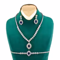 نیم ست  نقره زنانه مدل مارسا کد SCS-08