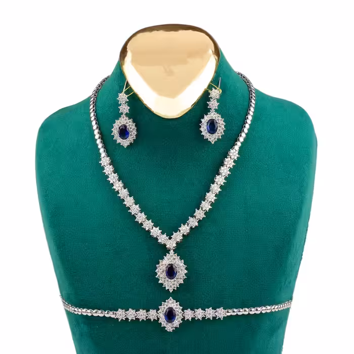 نیم ست  نقره زنانه مدل مارسا کد SCS-08