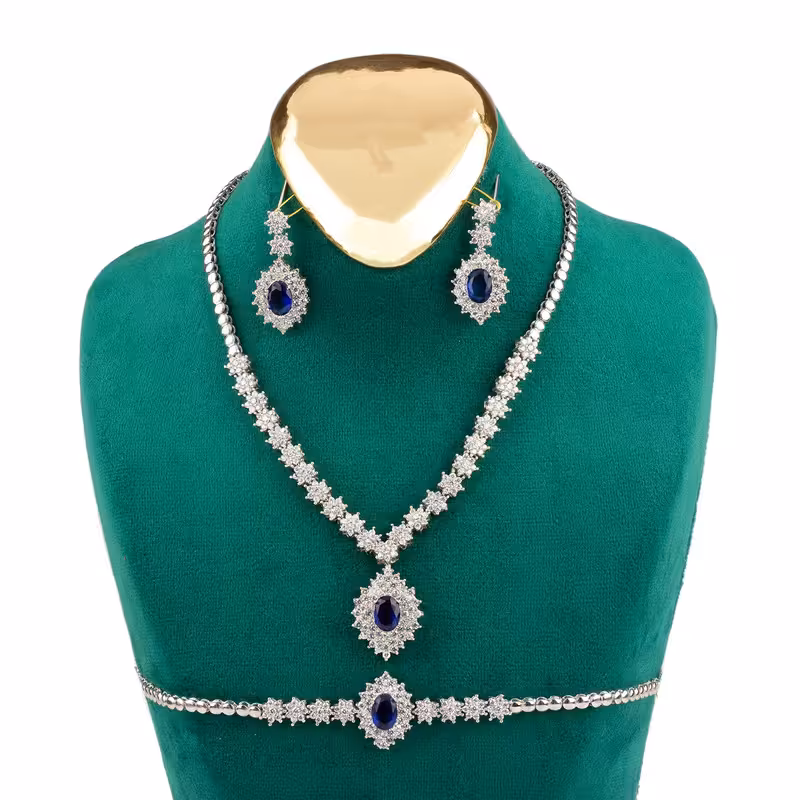 نیم ست  نقره زنانه مدل مارسا کد SCS-08