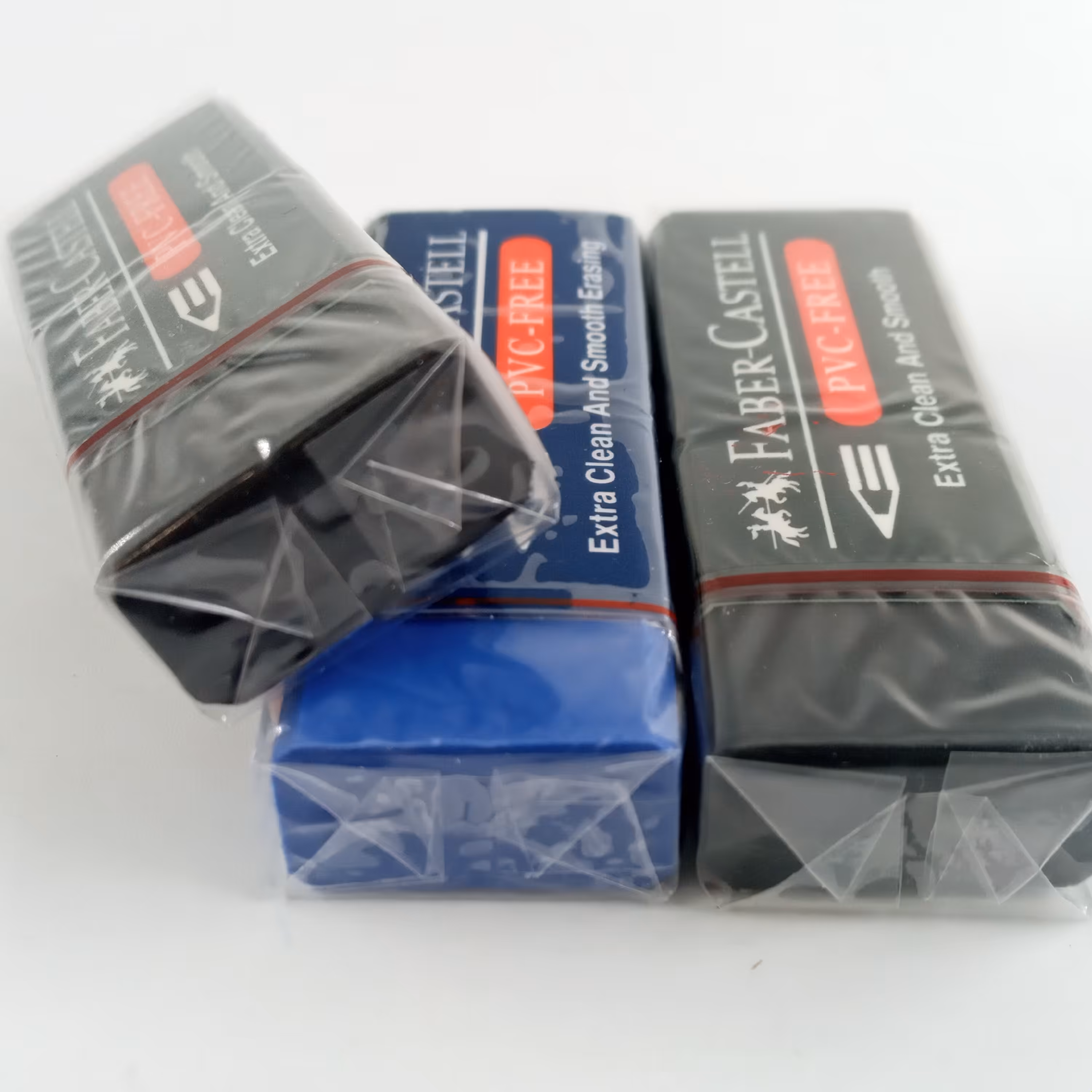 پاک کن فابر کاستل در دو رنگ آبی و مشکی سایز بزرگ