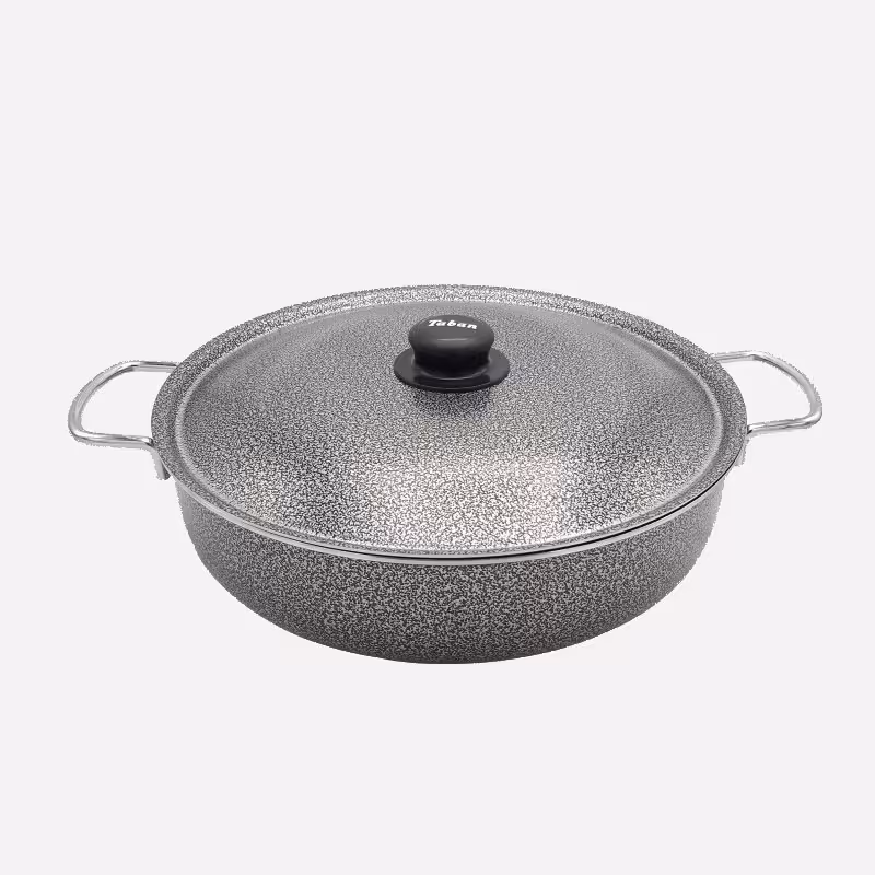 تابه درب دار تابان سایز 36 دو دسته