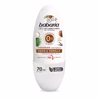دئودورانت رولی (مام) باباریا مدل نارگیل و وانیل اصلی Babaria Desodorante Rollon Coco &amp; Vanilla 48h Protection 70ml