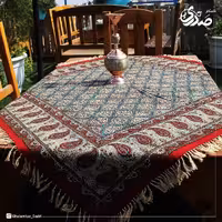 رومیزی قلمکار طرح گنبد شیخ لطف الله