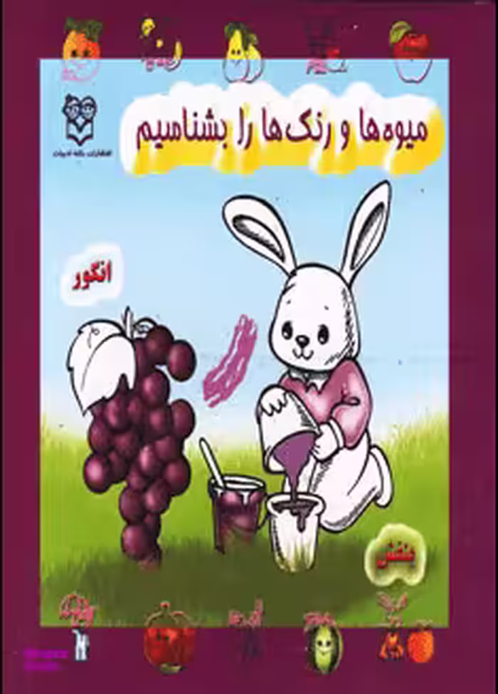 کتاب میوه ها و رنگ ها را بشناسیم انتشارات خانه ادبیات