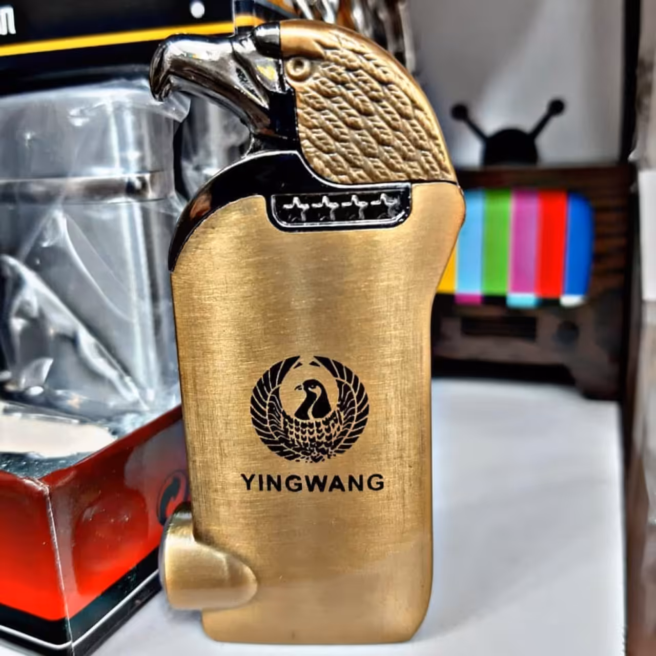 فندک عقابی چراغ دار