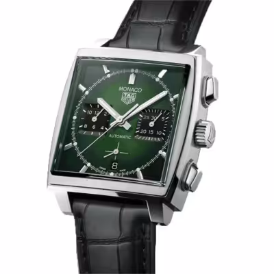 ساعت مچی تگ هویر صفحه سبز