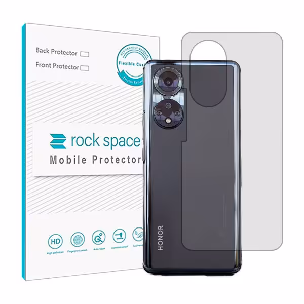 گلس محافظ پشت گوشی آنر 50 مدل نانو هیدروژل شفاف برند راک اسپیس کد S