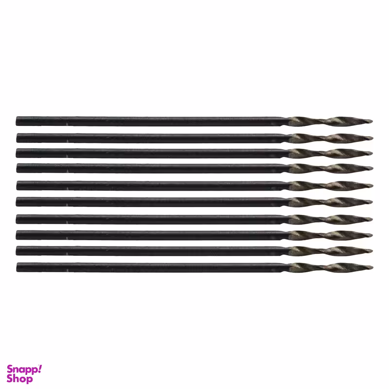 مته آهن آلاتا مدل YP-HSS-E-DIN338-01MM سایز 1 میلی متر مجموعه 10 عددی