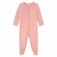 سرهمی تمام پنبه  نوزادی جلو دکمه ای جورابدار2 تا 4 ماه لوپیلو آلمان کوچولوشاپ