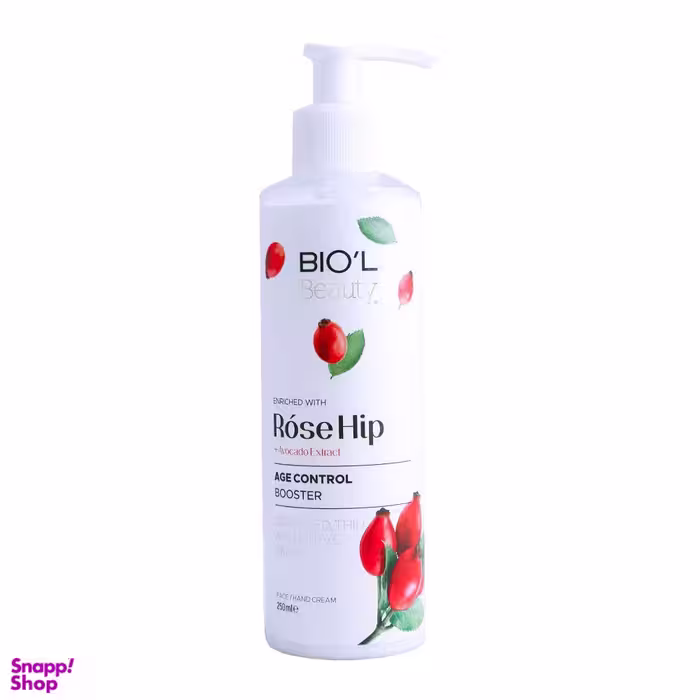 کرم مرطوب کننده پمپی بیول مدل Rose Hip حجم 250 میلی‌ لیتر