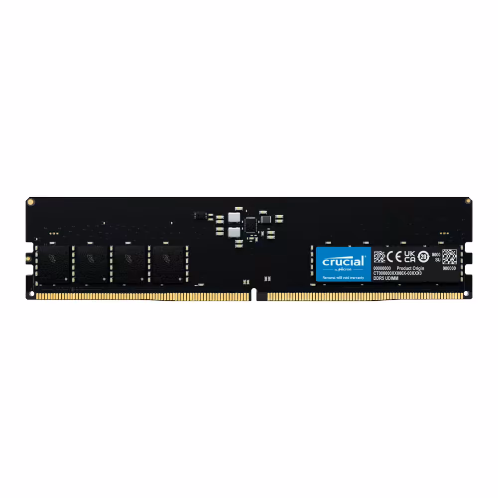 رم کامپیوتر کروشیال Crucial 16GB (1×16GB) DDR5 4800MHz CL40