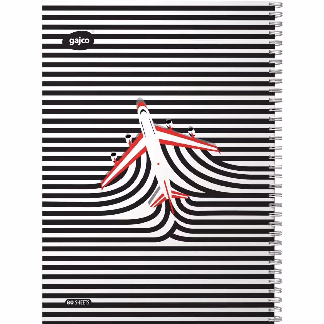 دفتر سیمی 80 برگ گاجکو طرح هواپیما با رایحه شکلات