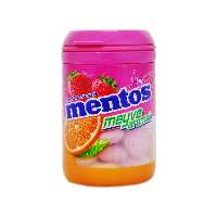 دراژه میوه ای 100 گرم قوطی منتوس - mentos