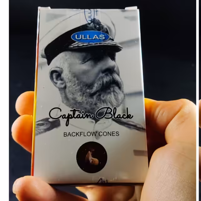 عود آبشاری کاپیتان بلک برند اولاس ullas بسته ده عددی