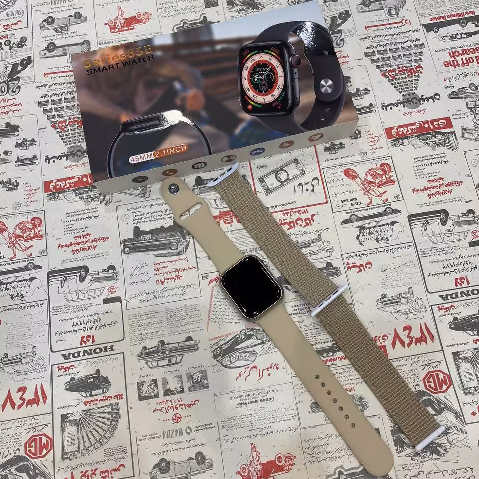 ساعت هوشمند طرح اپل واچ سری SE8 اورجینال با گارانتی امکانات کامل IP WATCH SERIES 8 SE