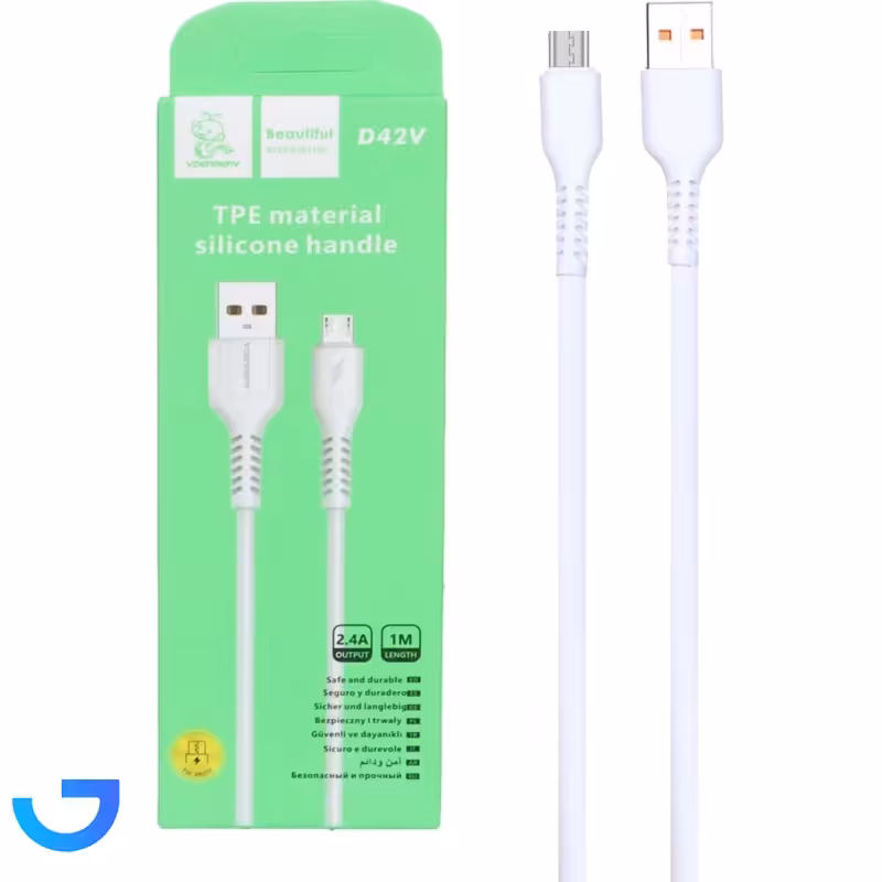 جزئیات ، قیمت و خرید کابل شارژ اندروید Denmen | فروشگاه آریا