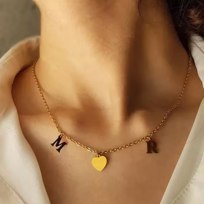 گردنبند اسم دو عاشق رنگ ثابت