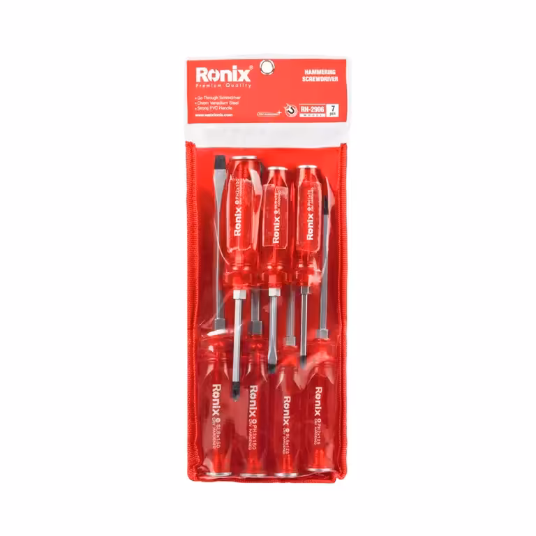 ست 7 عددی پیچ گوشتی ضربه خور رونیکس مدل RH-2906
