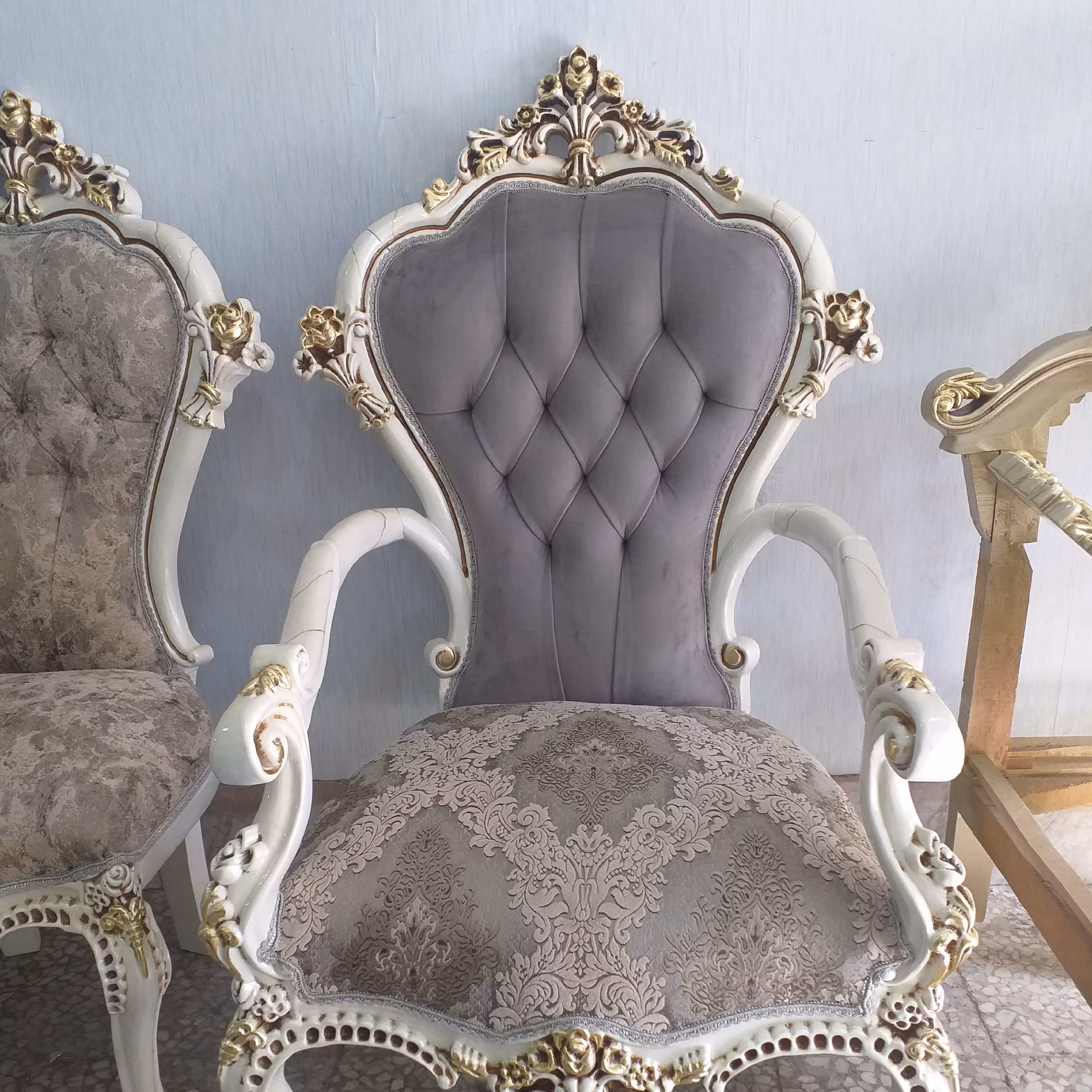 مبلمان    مدل  نیلوفر   نشیمن9نفره و 7نفره   ترکیب رنگ بندی چوب و پارچه به سلیقه مشتری مستقیم از تولیدی بدون واسطه 