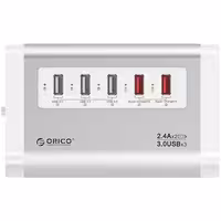 هاب یو اس بی اریکو USB3.0 پنج پورت با آداپتور مدل UH3C2