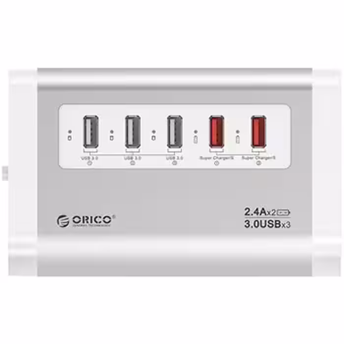 هاب یو اس بی اریکو USB3.0 پنج پورت با آداپتور مدل UH3C2