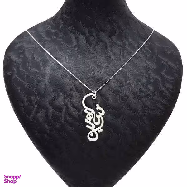 گردنبند نقره طرح اسم شاهین مدل sn1