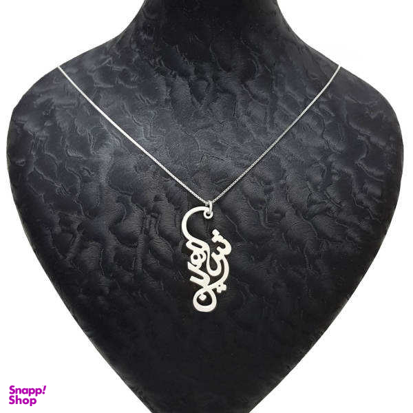 گردنبند نقره طرح اسم شاهین مدل sn1
