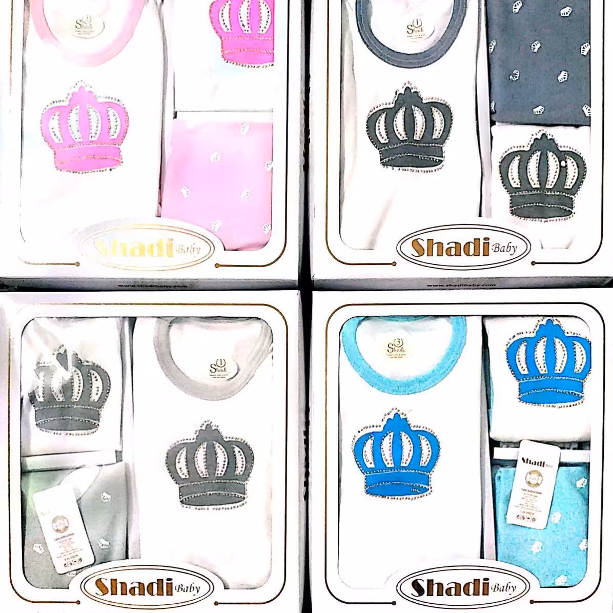 پنج تیکه طرح تاج شادی 