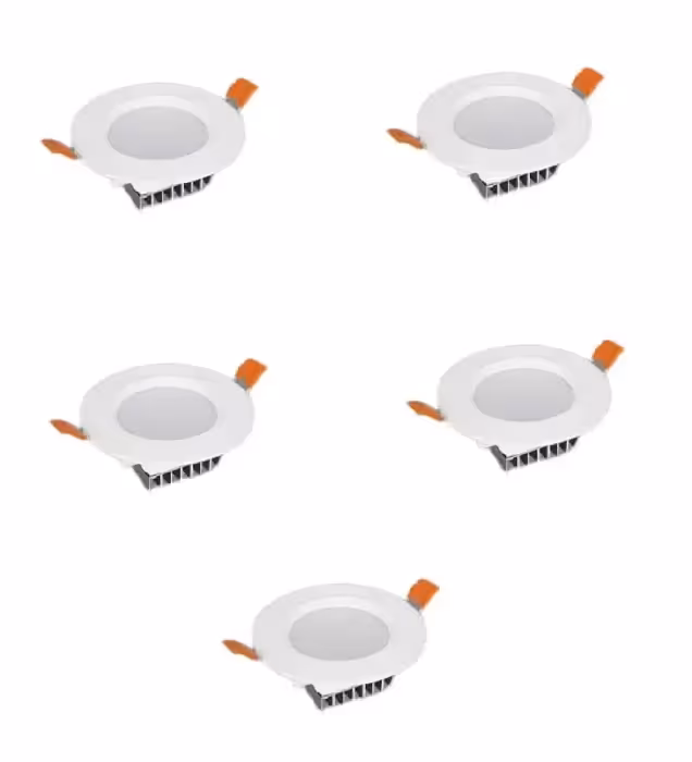 لامپ ال ای دی 7 وات پارس شعاع توس مدل سولاریس دایره ای بسته 5 عددی