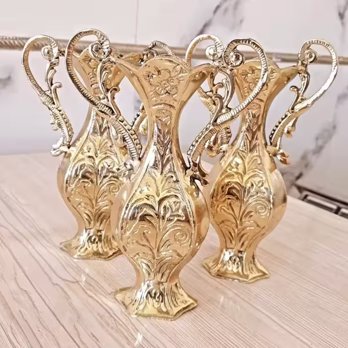 گلدان رومیزی برنزی