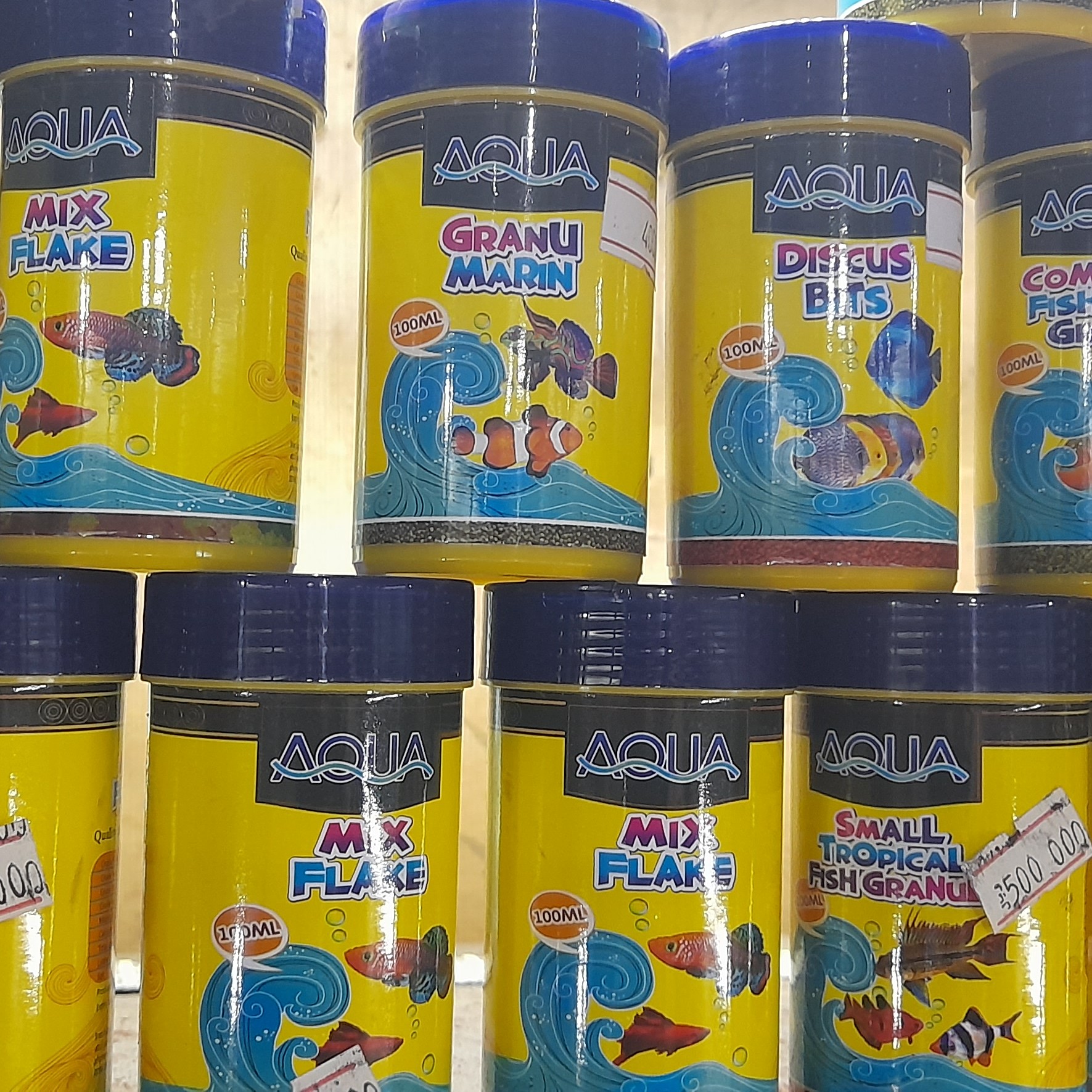 غذا ماهی پک 10 عدد